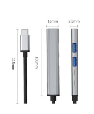 Mini 5N1 Type-C to USB Hub