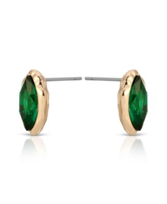 Gold Plated Crystal Luxe Mini Stud Earrings