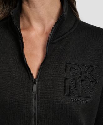 DKNY Women's Half-Zip Long-Sleeve Sweater
