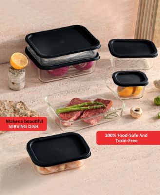 Borosilicate 14-Pc. Food Storage Container Set