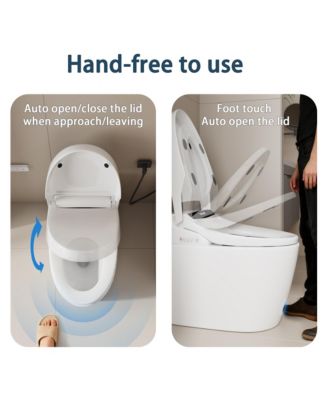 Fully automatic smart toilet - thermostatic seat, instant cleaning, foot feel flushing, US standard 110V