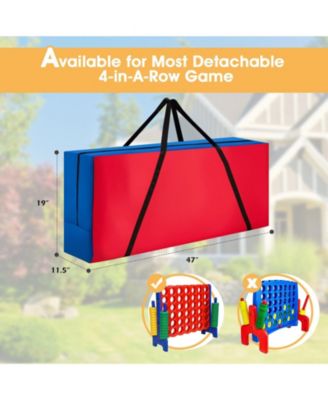 Giant Carry Storage Bag For 4 In A Row Game With Durable Zipper
