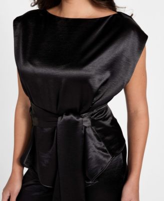 Women's Sleeveless Mara Satin Top