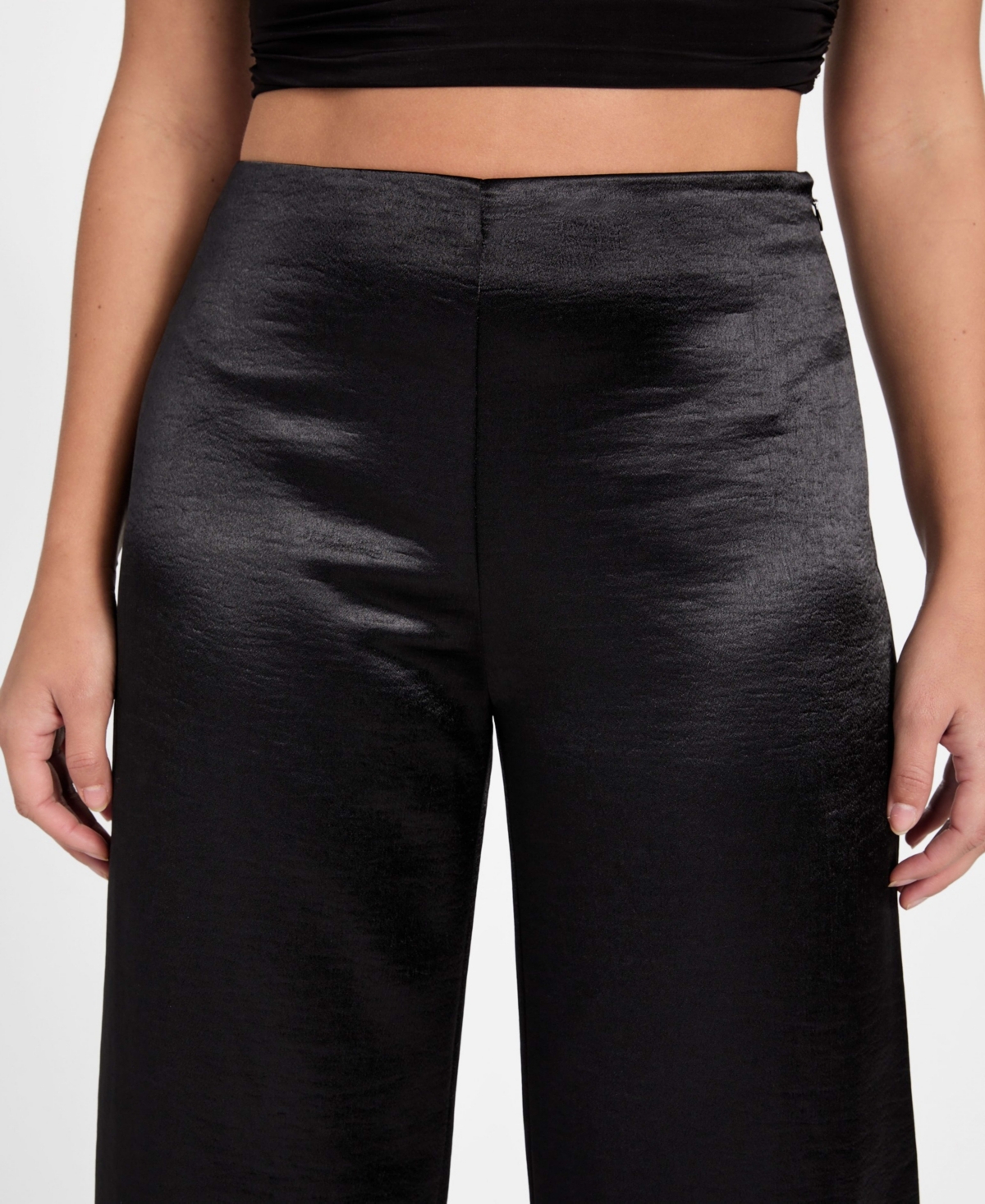 Guess Women's Julie Satin High Rise Pants