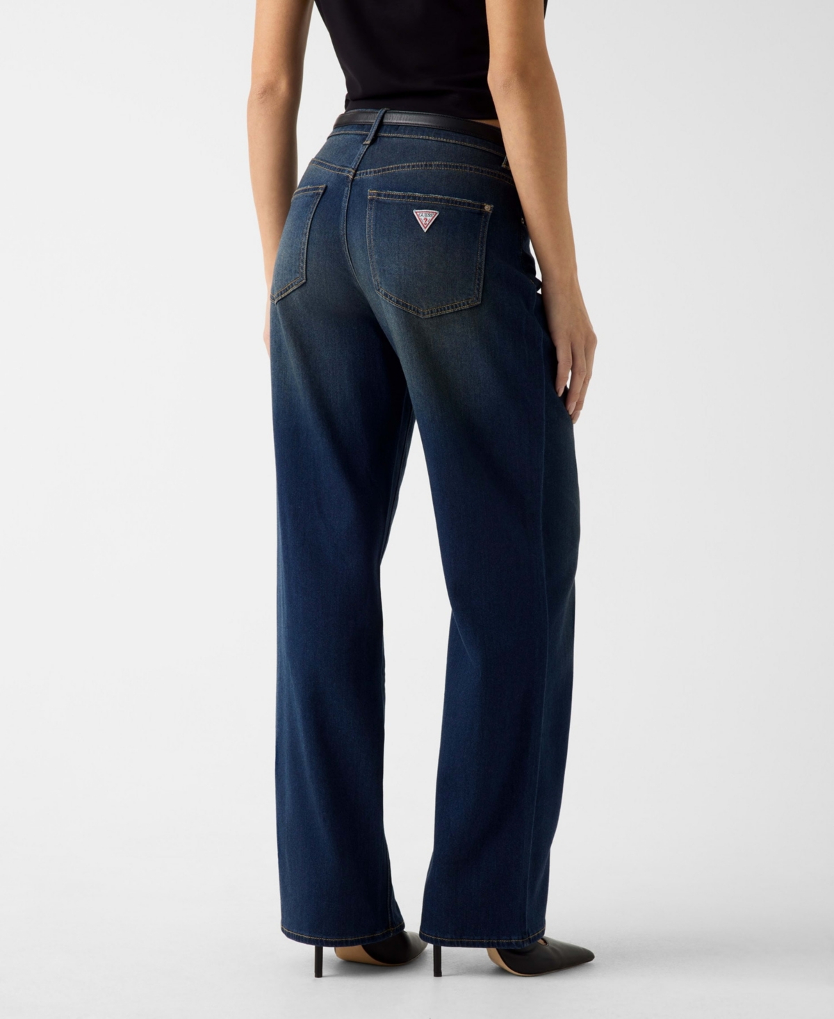 Guess Women's High Rise Straight Jeans