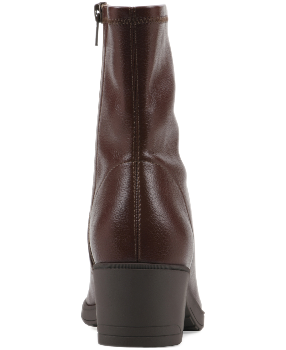 Cliffs By White Mountain Women's Huda Block Heel Bootie In Brown