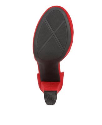 Womens Inigo Interchangeable Ankle Strap Platform Sandals