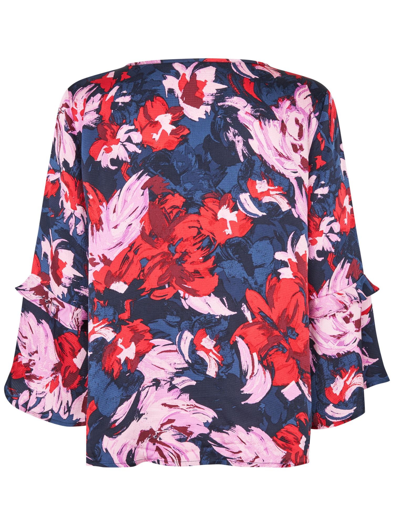 Women's MaBimelda Keyhole Detail Floral Top