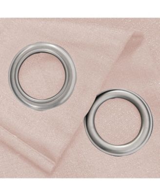 Cole Textured Grommet Room Darkening Curtain Panel 54" x 84" Peach