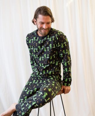 Men's Men s Two Piece Cotton Halloween Pajamas