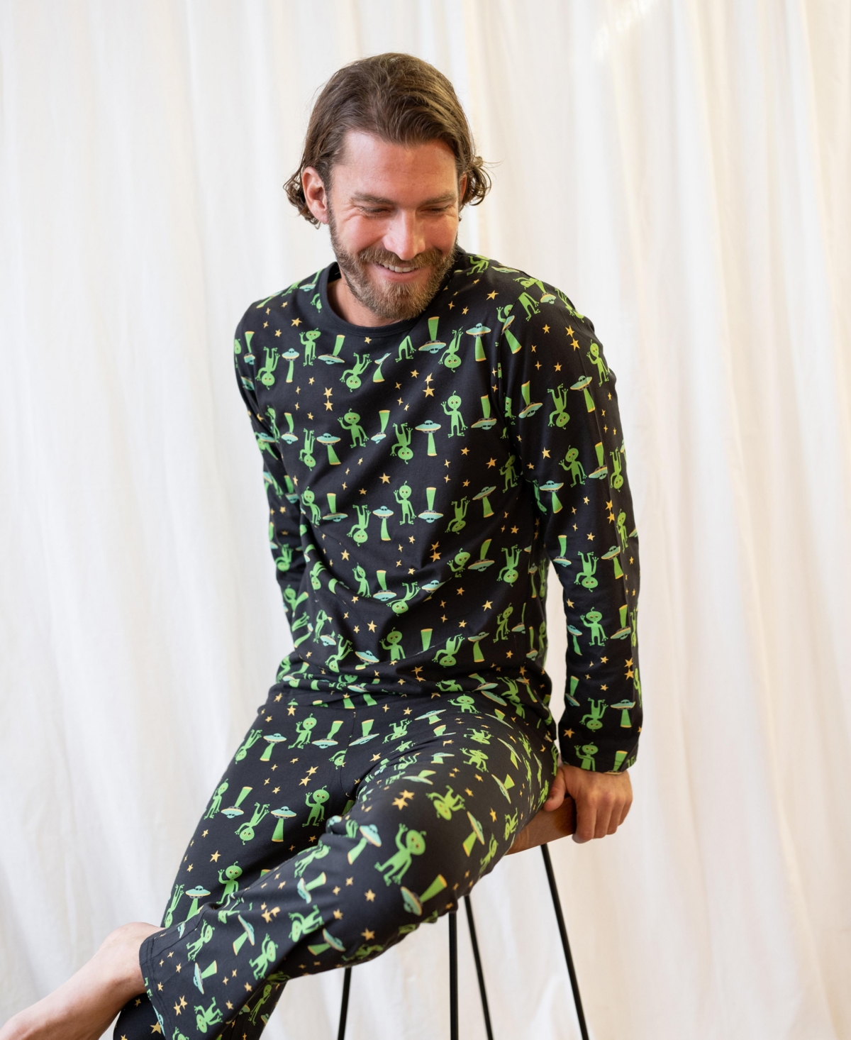 Leveret Men's Men s Two Piece Cotton Halloween Pajamas