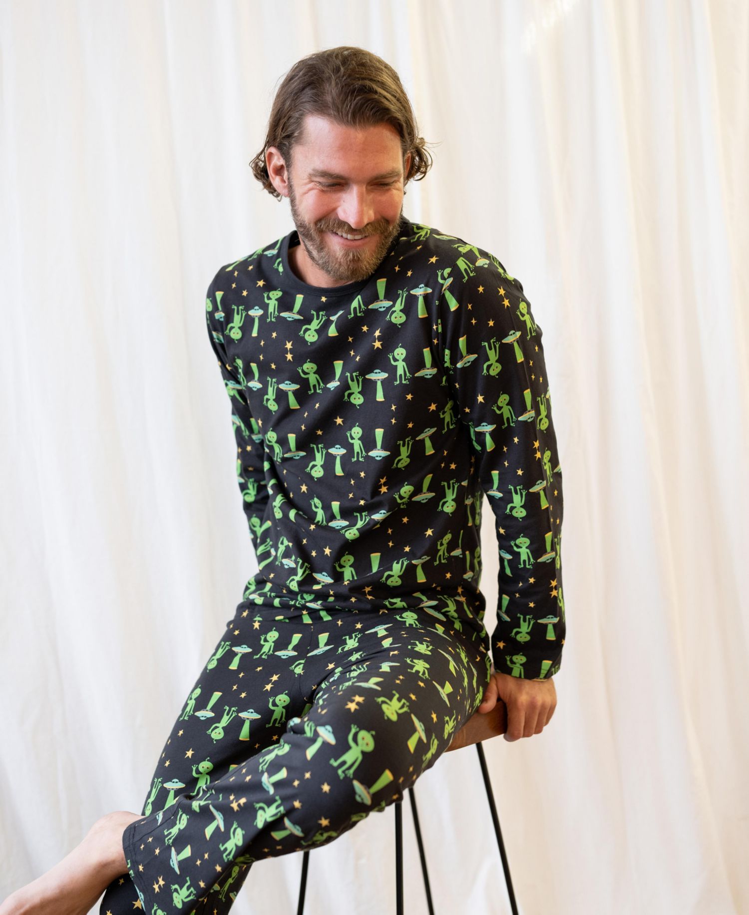 Men's Men s Two Piece Cotton Halloween Pajamas