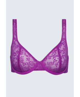 Women's The Scoop - Botanical Lace Bra.