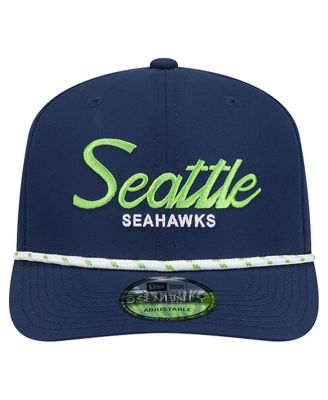 Men's College Navy Seattle Seahawks Script 9SEVENTY Adjustable Hat