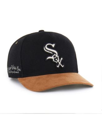 '47 Brand - Men's Black Chicago White Sox Gold Age Hitch Adjustable Hat