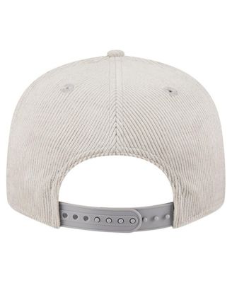 Men's Gray Detroit Lions Cord Rope Corduroy 9FIFTY Snapback Hat