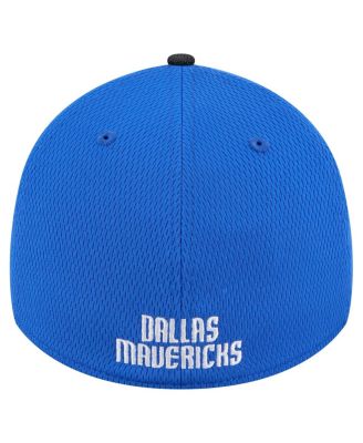 Men's Blue Dallas Mavericks Visor Hit 39THIRTY Flex Hat