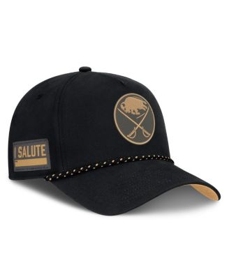 Fanatics - Men's Black Buffalo Sabres Military Appreciation Authentic Pro A-Frame Adjustable Hat