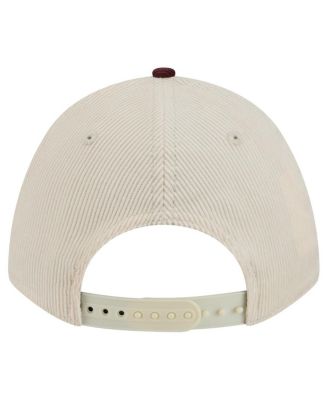 Men's Maroon/Cream Arizona State Sun Devils Arch Two-Tone Corduroy 9FORTY A-Frame Adjustable Hat