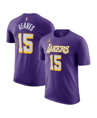 Jordan - Men's and Women's Austin Reaves Purple Los Angeles Lakers Name Number T-Shirt