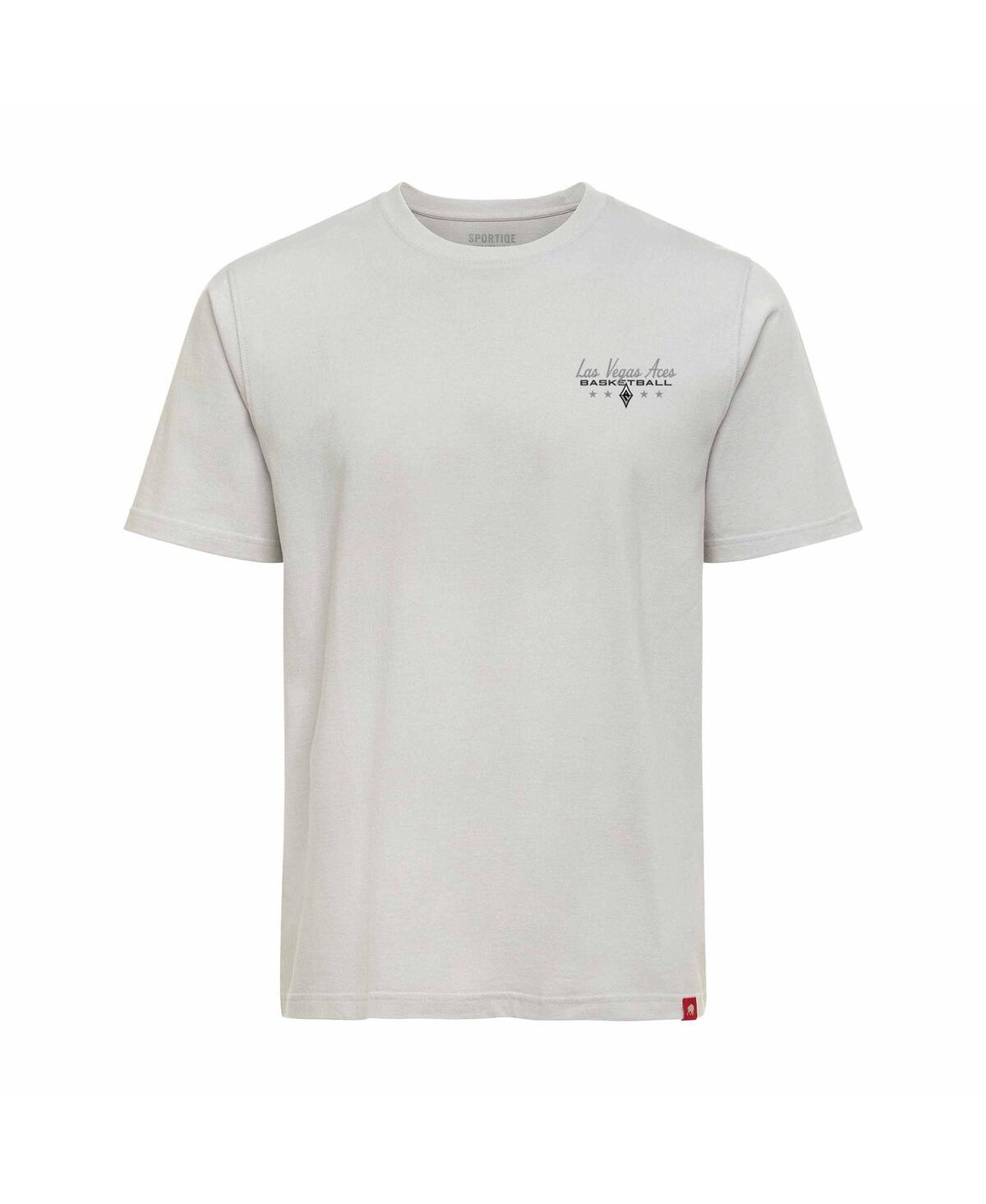 Sportiqe Men's And Women's Cream Las Vegas Aces 2025 Wnba Finals Champions Superstars Premium Duke T-shirt In White