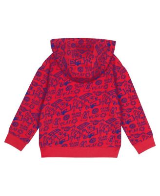 Toddler 2-Piece Red Philadelphia 76ers Give and Go Pullover Hoodie and Sweatpants Set