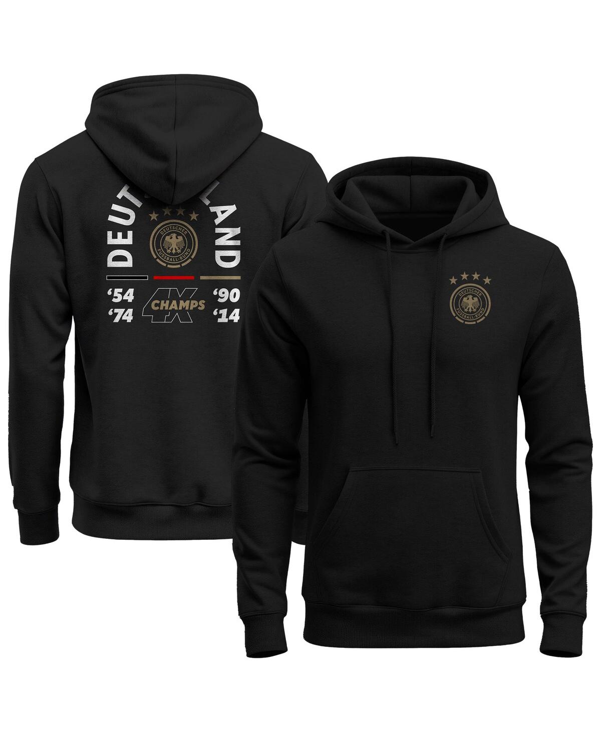 1863FC Men's Black Germany National Team True Glory Fleece Hoodie