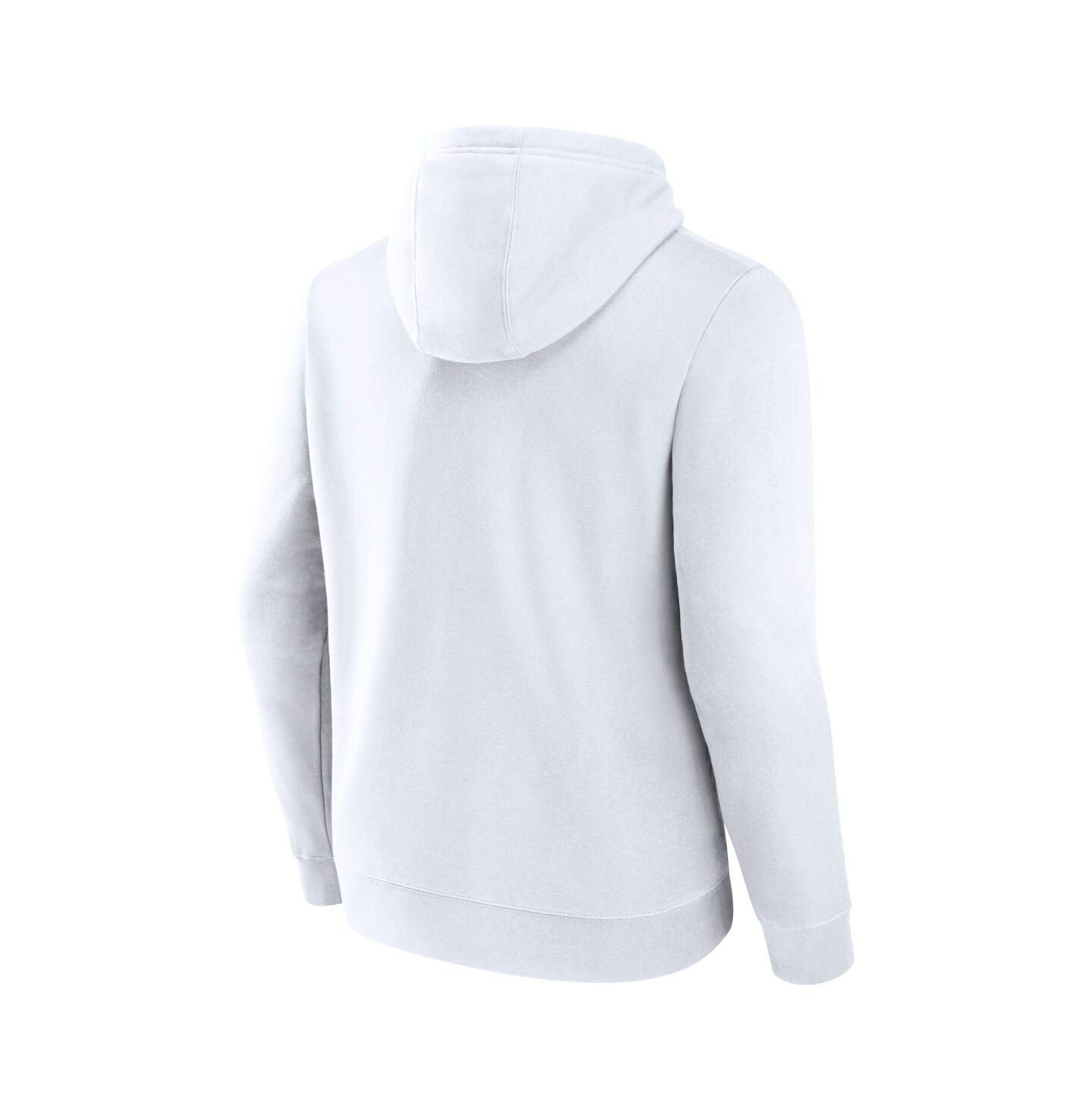 Мужское худи Fanatics White Suny Brockport Golden Eagles Primary Logo Pullover — фото 2