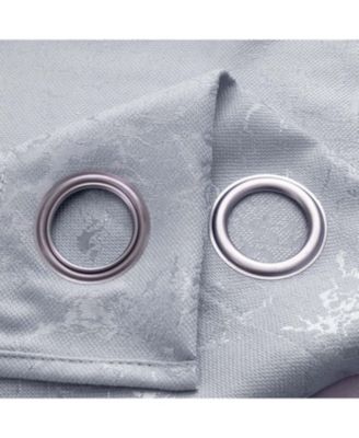 RT Designer Collection Calypso Shimmer Jacquard Curtain Panel Pair