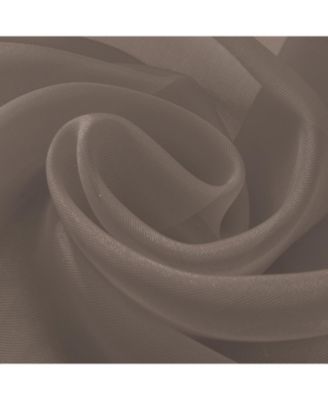 Cara Grommet Curtain Panel for Windows 54" x 84" Chocolate