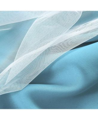 RT Designers Hendrix Double Layer Blackout Grommet Panel Pair - 2-Piece - 38"x84", Blue