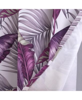 RT Designer Collection Brazil Printed Blackout Luxurious Decorative Grommet Curtain Panel 54" x 90" Lilac
