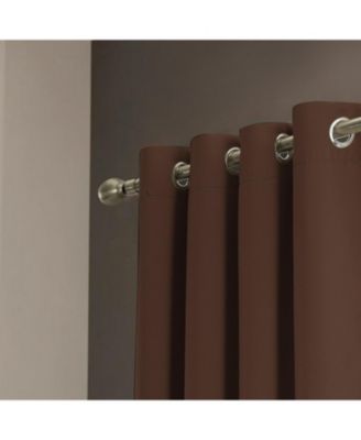Anchorage Blackout Grommet Curtain Panel 54" x 84" Chocolate