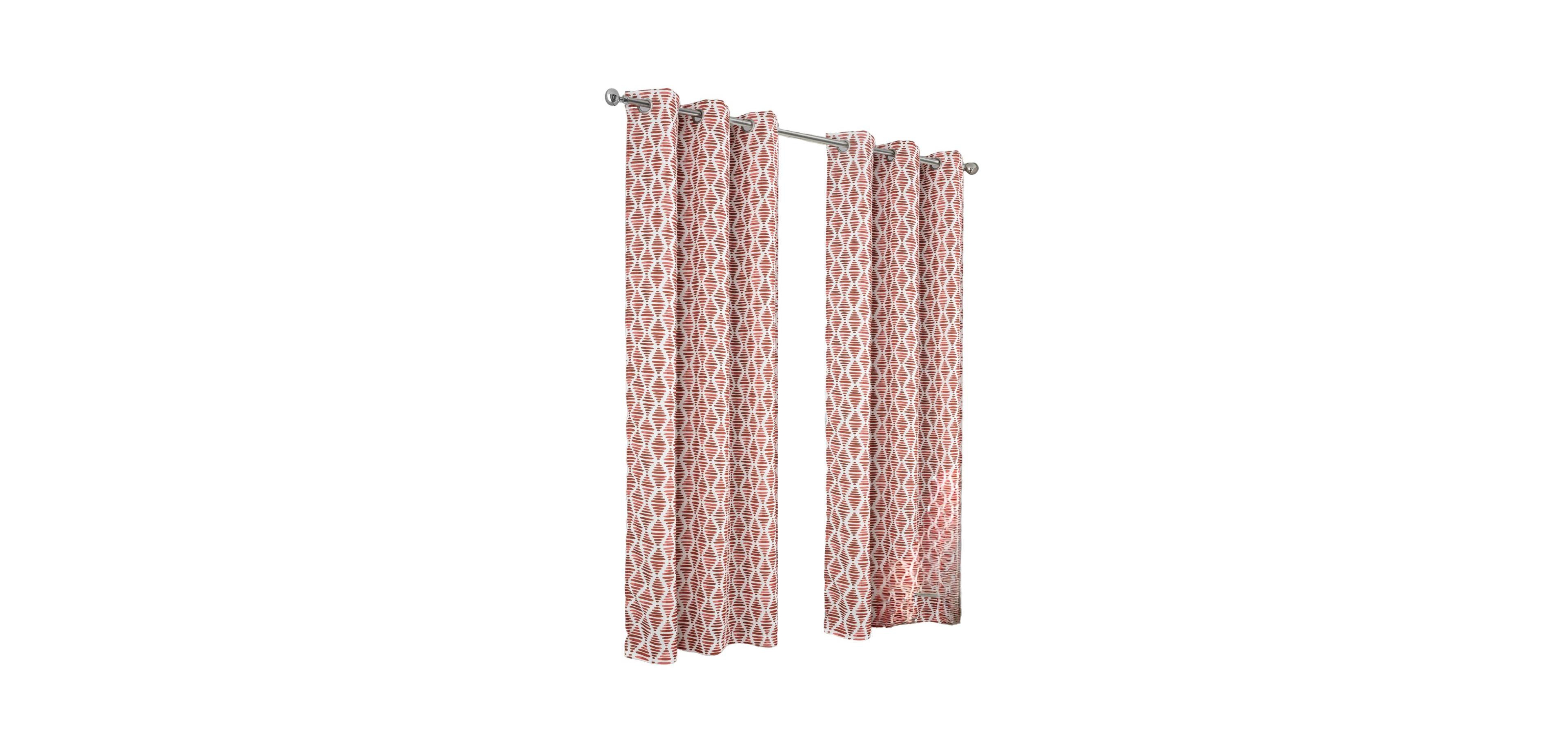 Rt Designer Collection Justice Printed Blackout Luxurious Decorative Grommet Curtain Panel