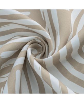 RT Designer Collection Ashton Printed Blackout Luxurious Decorative Grommet Curtain Panel