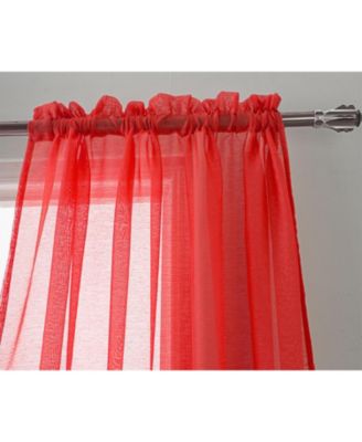 RT Designer Collection Celine Sheer Luxurious Modern Design Curtain Panel