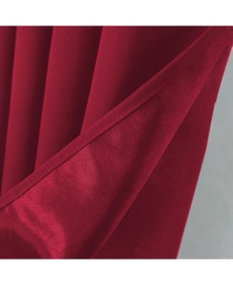 Anchorage Blackout Grommet Curtain Panel 54" x 84" Red