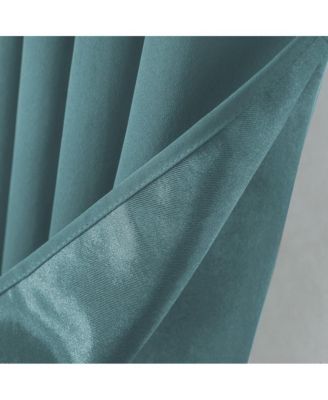Anchorage Blackout Grommet Curtain Panel 54" x 63" Turquoise