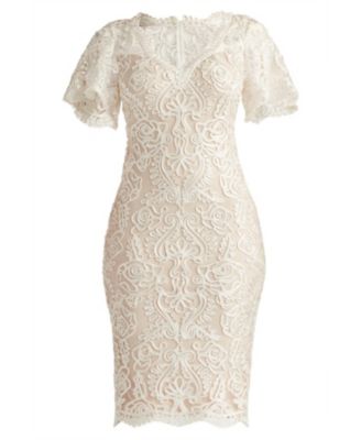 Women's Arnett Embroidered Flutter Sleeve Dress