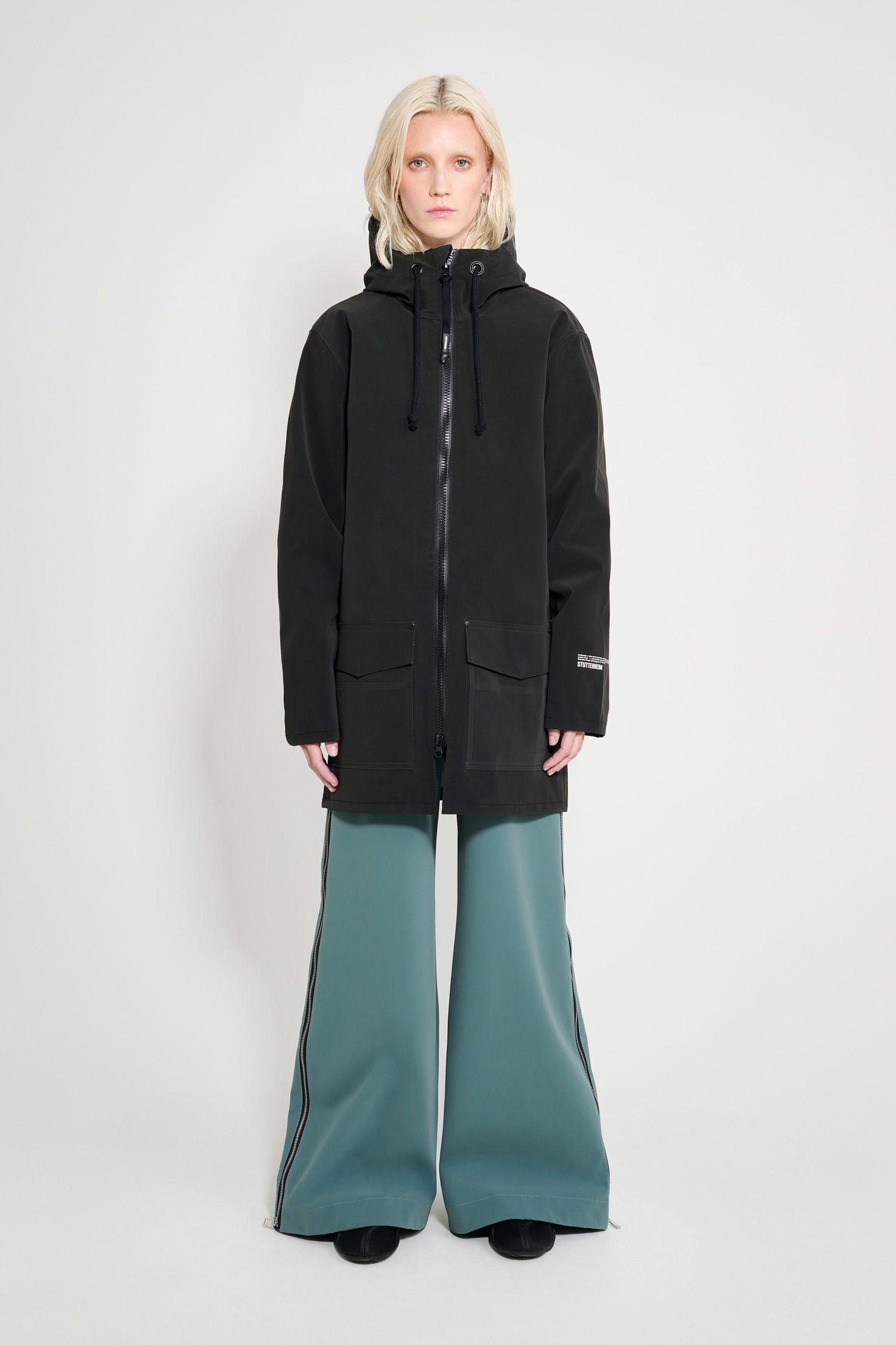 Men's Stockholm Patch Matte Raincoat