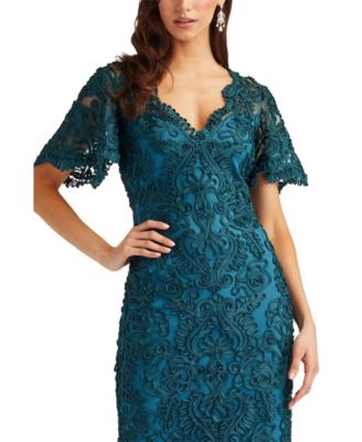 Women's Arnett Embroidered Flutter Sleeve Dress