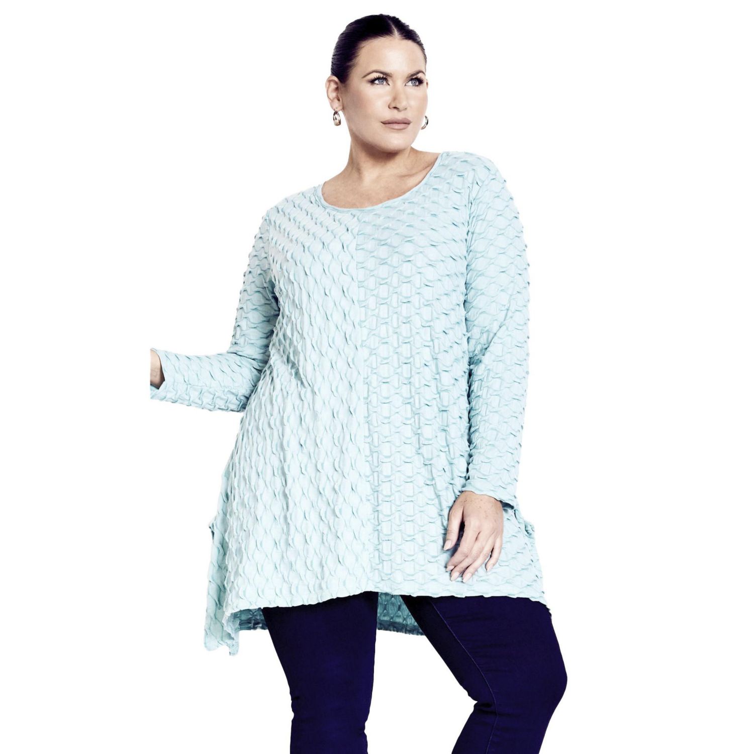 Women's Plus Size Tiarne Two Tone Tunic