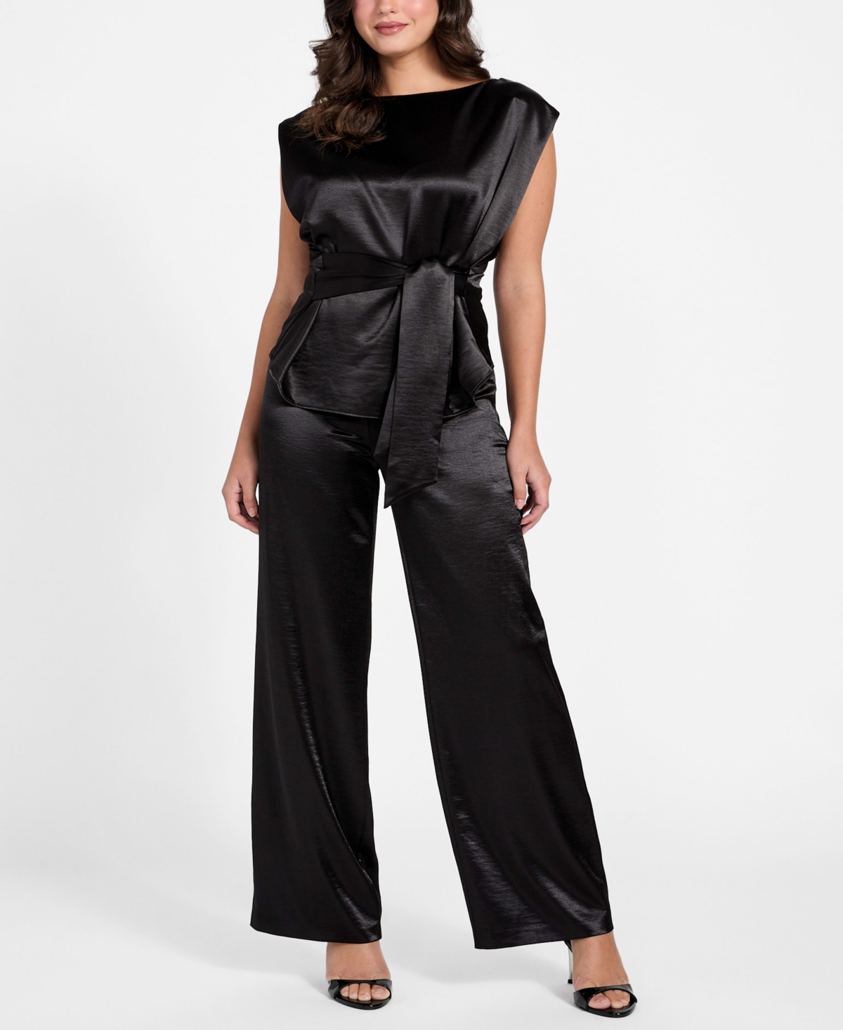 Guess Women's Sleeveless Mara Satin Top