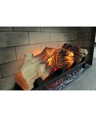 28 inch Electric Fireplace Insert, multicolored flames