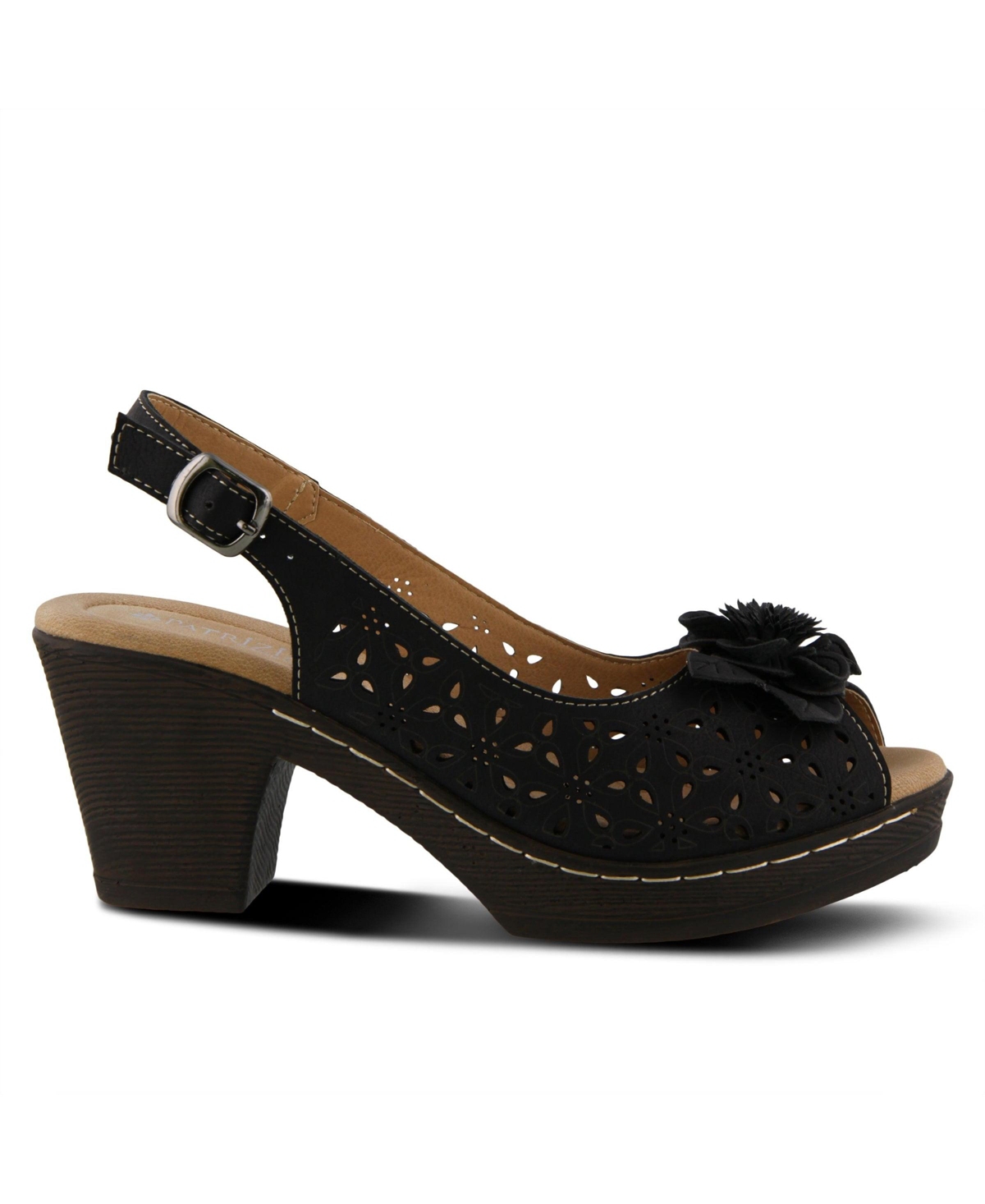 Patrizia Women's Doriday Floral Slingback Peep-Toe Sandals