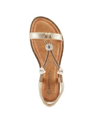 Charmer Women's Flat Sandal with Adjustable Strap