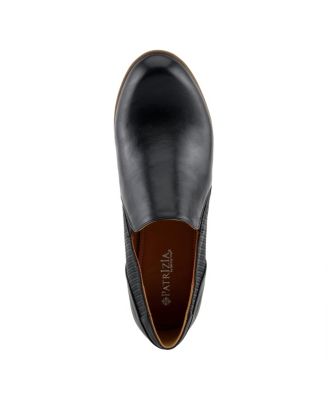 Women s JULANEAH Embossed Slip-On Shooties with Elastic Fit and Block Heel