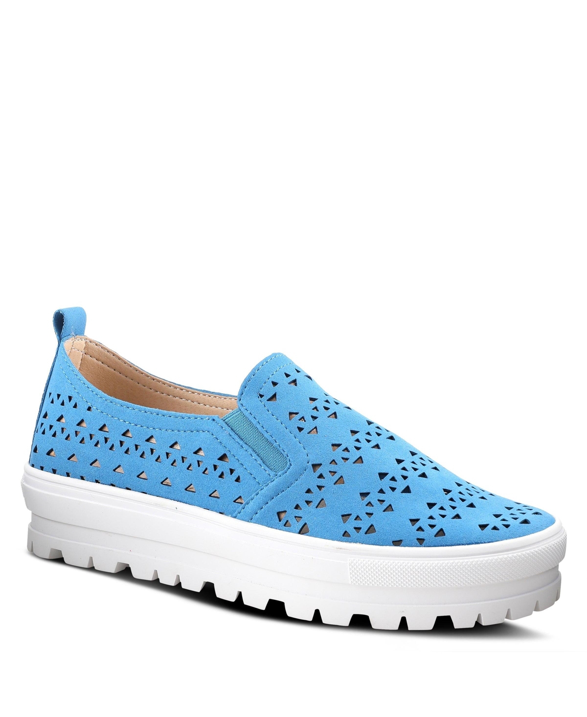 Patrizia Women's Angelita Geometric Cutout Slip-On Platform Athleisure Shoes