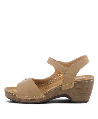 Women's SHANTAY Adjustable Wedge Sandals with Back Strap
