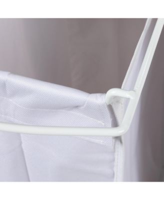3-Bag Laundry Sorter, White